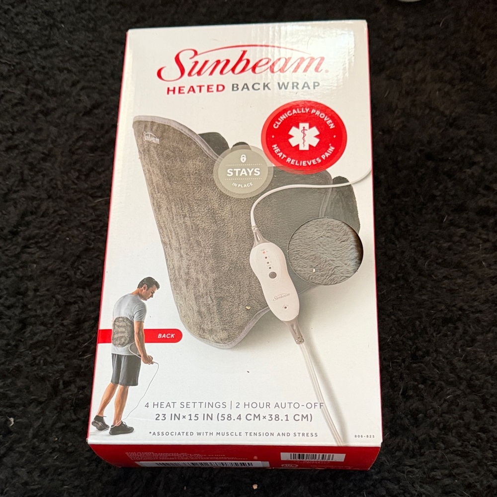 Sunbeam Gray Heated Therapy Wrap